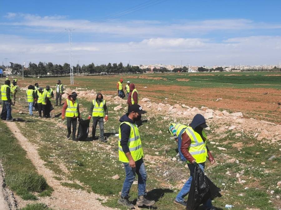 حملة للمحافظة على البيئة في مأدبا