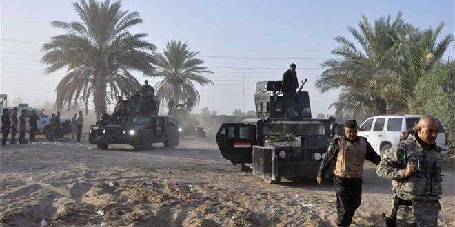 القوات العراقية تدمر وكرين لإرهابيي (داعش) في كركوك