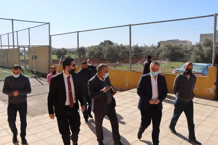 وزير الشباب يتفقد المنشآت الشبابية  في محافظة مأدبا