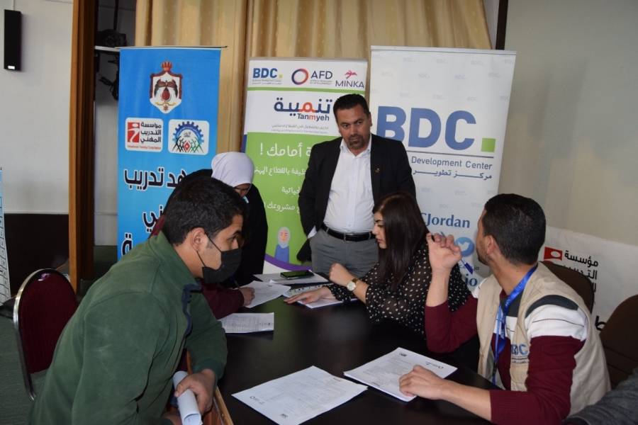 يوم وظيفي في معهد تدريب الهاشمية