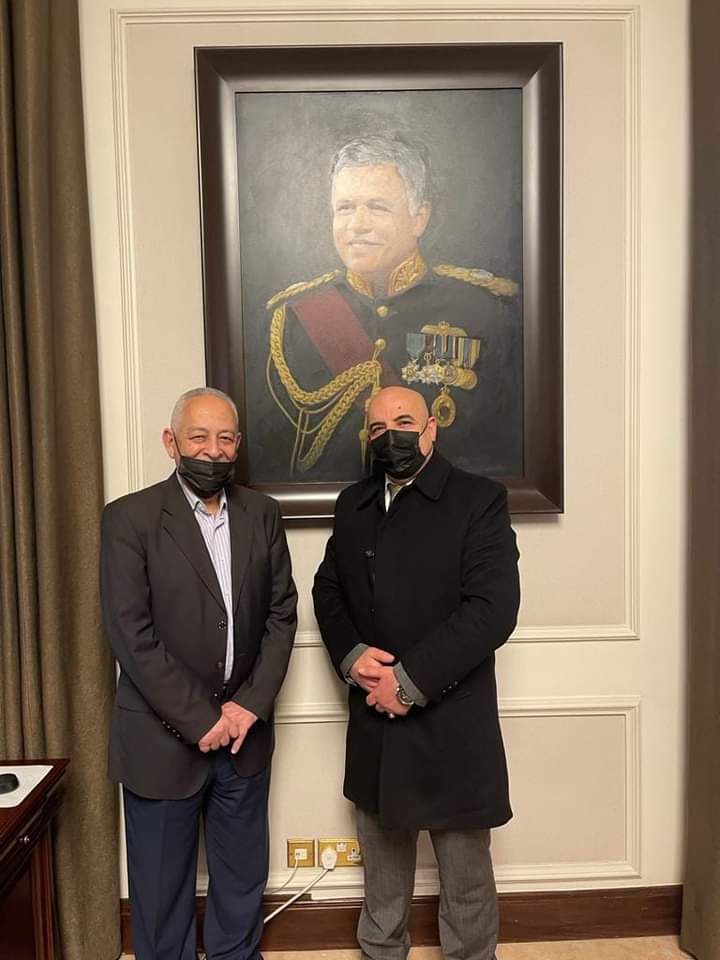 العيسوي يستقبل  النائب بصبوص في الديوان الملكي...ناقلاً مشاعر الولاء والانتماء من ابناء الدوايمة للملك