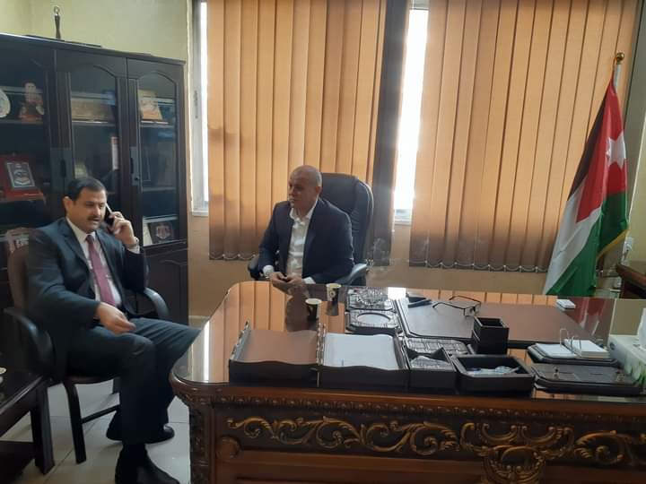 نائب محافظ عجلون رئيس لجنة البلدية يلتقي النائب بلال  المومني