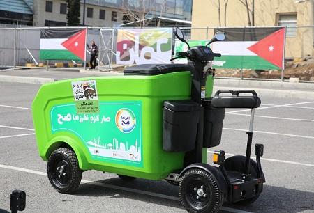 الأمانة تتسلم عربات كهربائية مخصصة لفرز النفايات