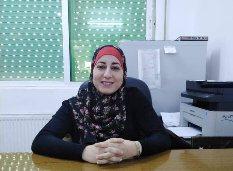 رشا غوانمة مثال للموظف المثالي في صحة بني كنانة