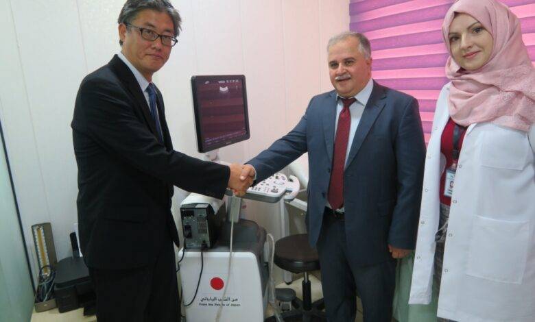 92 ألف دولار من اليابان لتحديث عيادة في مخيم إربد