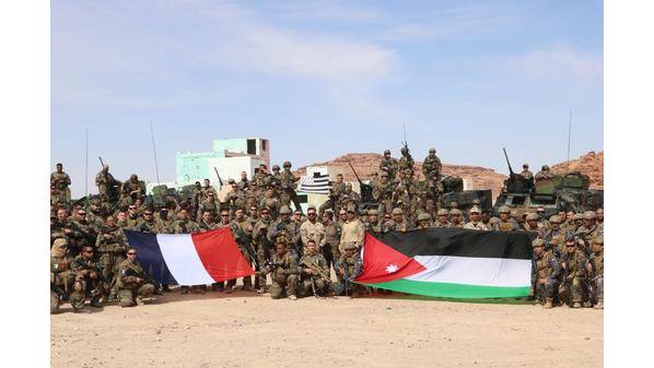 تمرين عسكري أردني فرنسي مشترك