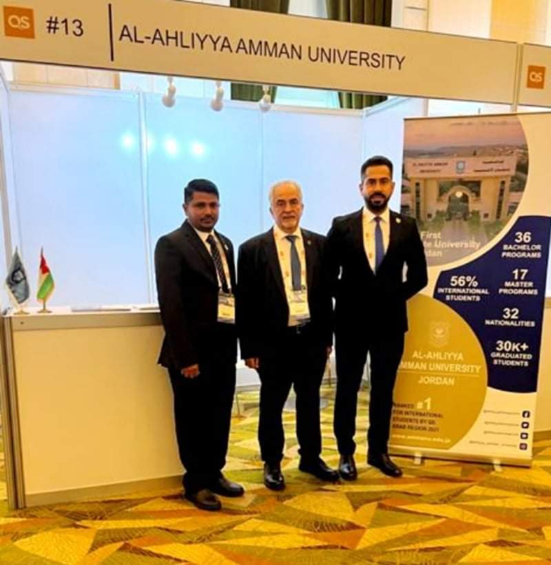 عمان الأهلية تختتم مشاركتها في قمة QS للتعليم العالي