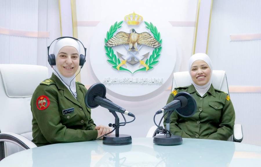 إذاعة الجيش العربي تستضيف الرائد سمر خالد البكار