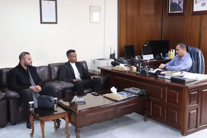 اليوتيوبر العالمي حسن أبو فلة يزور ادارة مكافحة المخدرات