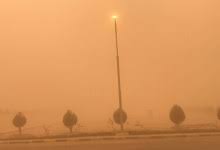 موجات غبار كثيفة تتركز في مناطق الجنوب والشرق