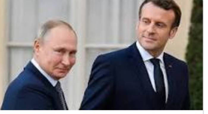 اتصال هاتفي بين ماكرون وبوتين حول الحرب بأوكرانيا