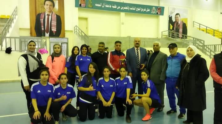 مباراة ودية في كرة القدم للإناث في جامعة آل البيت