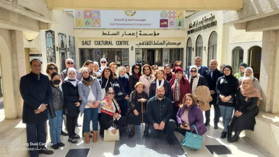 وفد منتدى الرواد الكبار في رحاب السلط