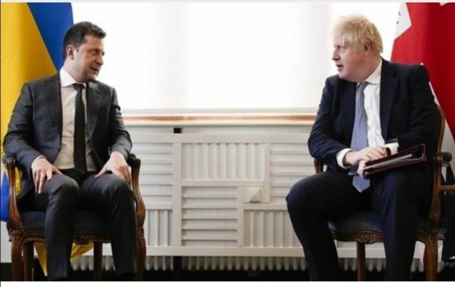 الرئيس الأوكراني يطالب بريطانيا بالمزيد لمساعدة بلاده