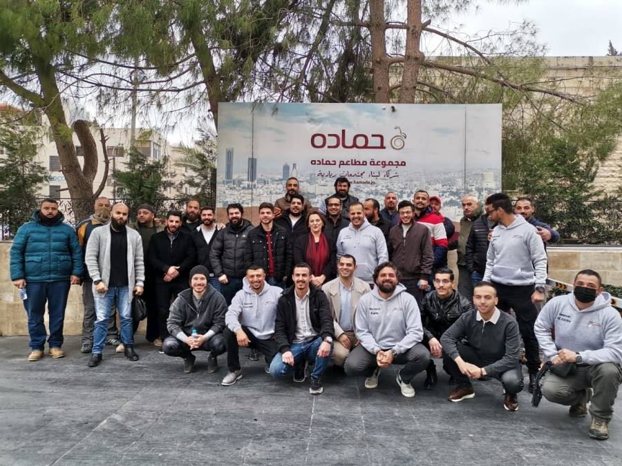 فريق أشاوس حماده في خدمة مبادرة معاً كرمالهم