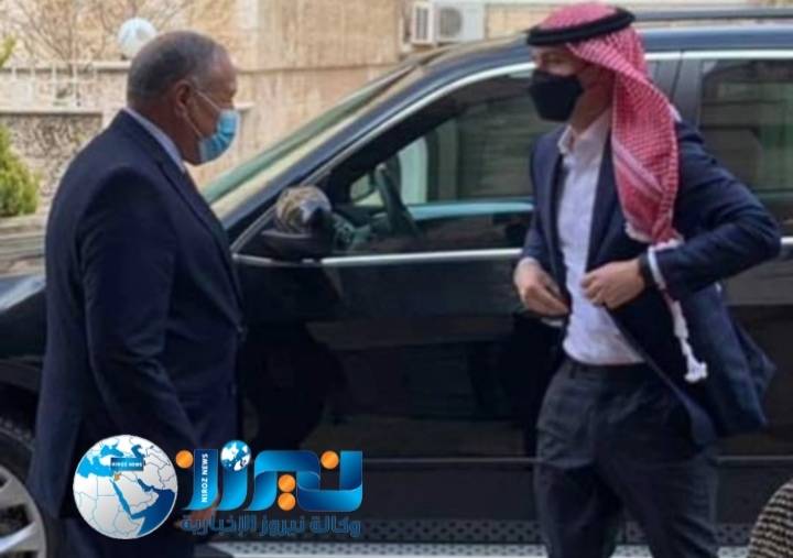 ولي العهد الأمير الحسين في منزل الدكتور غازي الزبن