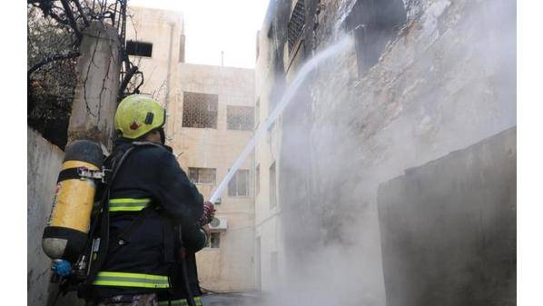 حريق يودي بحياة شخص في وسط البلد