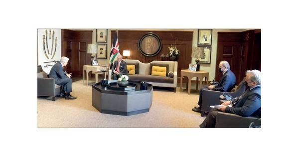 الملك : السلام على أساس «الدولتين»