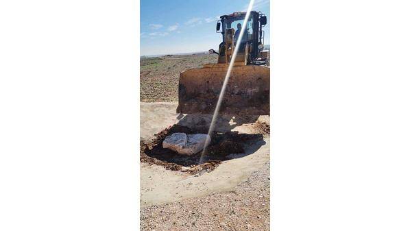بلدية حوشا الجديدة تردم 31 بئرا مهجورا بمناطقها