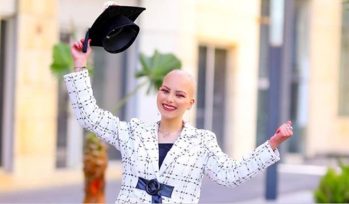 ميس الزبن تتحدى السرطان