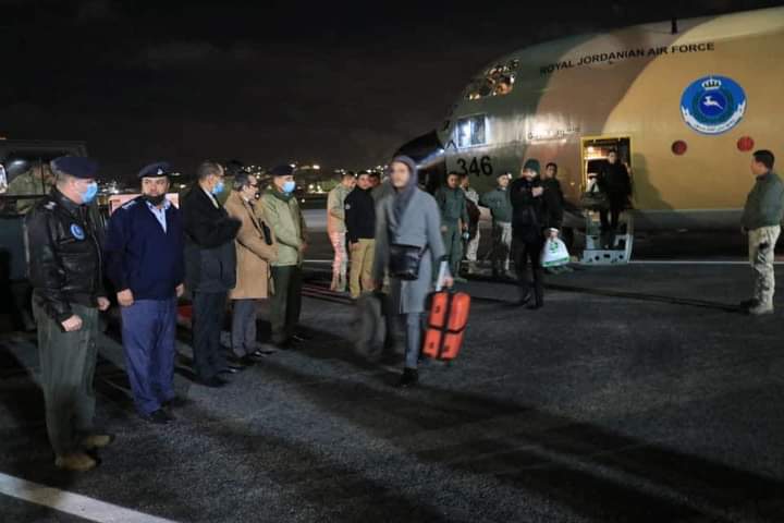هبوط طائرة الإخلاء الثالثة في مطار ماركا على متنها ٦٨ اردنياً وعائلاتهم