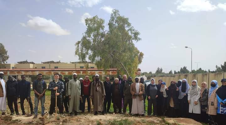 الطلبة الوافدون في جامعة آل البيت يحتفلون بيومي المرأة والشجرة