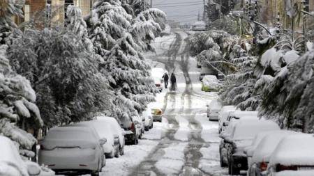 تراكمات ثلجية على المرتفعات فوق 900 متر الثلاثاء