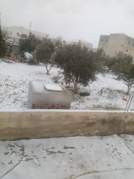 هطول ثلجي على المزار الجنوبي