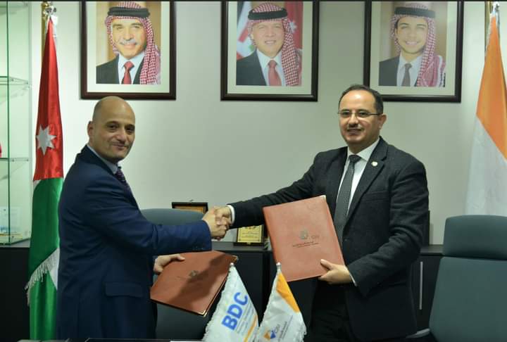 توقيع مذكرة تفاهم بين الجامعة الألمانية الأردنية ومركز تطوير الأعمالBDC 