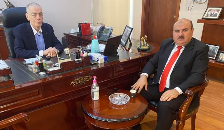 الكايد يستقبل الرفاعي في مكتبه