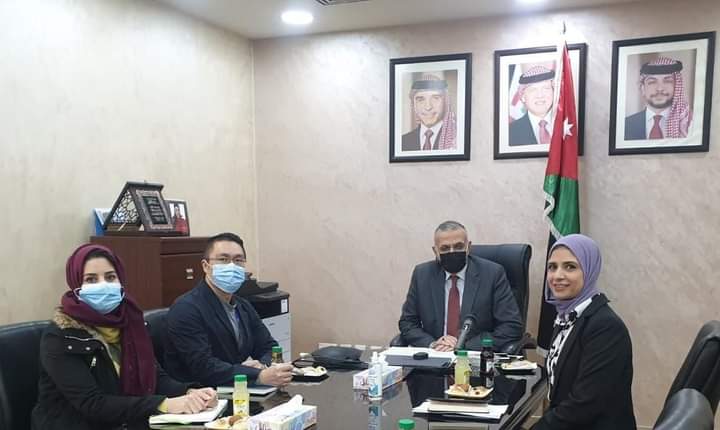 الضمور يستقبل مدير (كويكا KOICA) في الاردن .