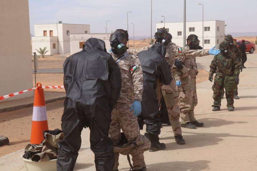 استمرار فعاليات التمرين العسكري الأردني السعودي (سحاب 4)