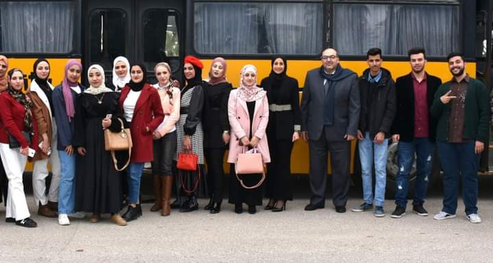 كلية العلوم التربوية في جدارا يزورون مكاتب الإصلاح الأسري في إربد