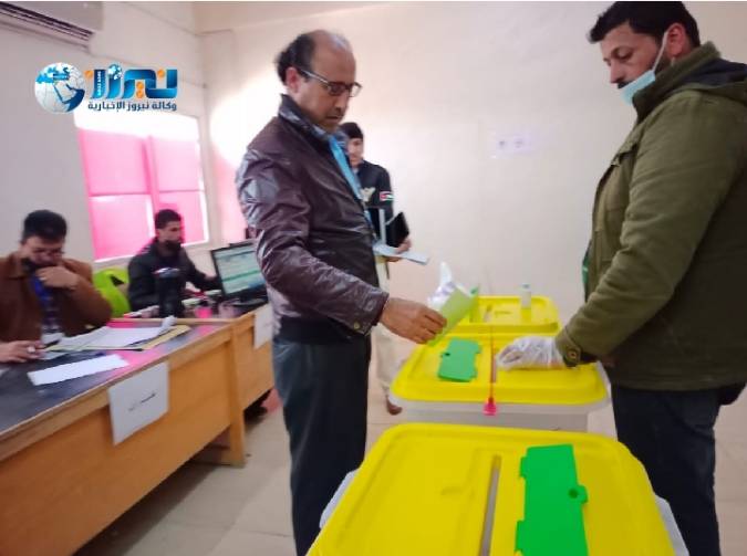 الجبور : اقبال شديد من قبل ابناء لواء الموقر على  مراكز الاقتراع