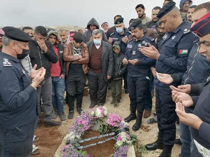 تشييع جثمان الوكيل سليمان محمد العويسات في الرصيفة