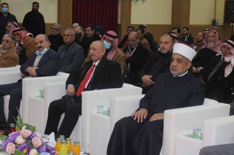 وزير الأوقاف يعلن عن  إطلاق الدليل الفقهي  والعديد من المساعدات العينية والمادية من  لواء بني كنانة