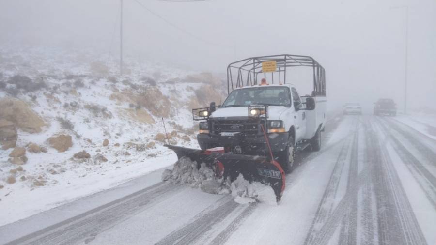 ترجيح تساقط الثلوج على ارتفاعات فوق 1000متر