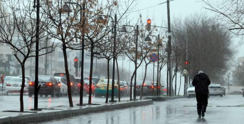 أجواء شديدة البرودة وأمطار غزيرة اليوم