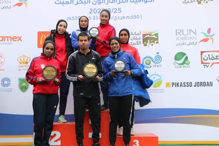 عداءو الأمن العام يحرزون المراكز الاولى في الترا ماراثون البحر الميت _صور