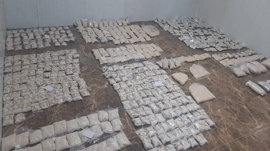 إحباط محاولة تهريب كميات كبيرة من المواد المخدرة قادمة من سوريا