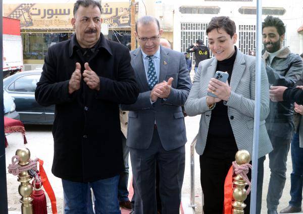 أمنية تفتتح معرضها الجديد في بلدة مؤتة بالكرك
