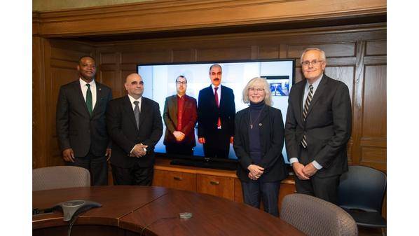 اتفاقية تعاون بين اليرموك وجامعة ELMS College الأمريكية