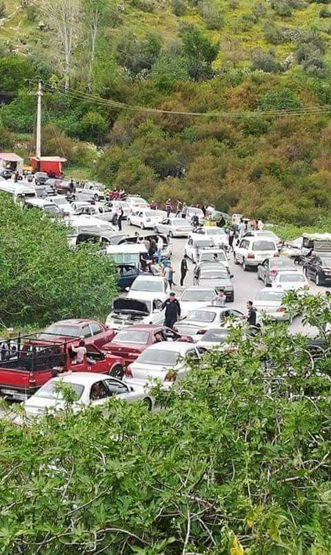 آلاف المتنزهين يؤمون المناطق السياحية غربي إربد