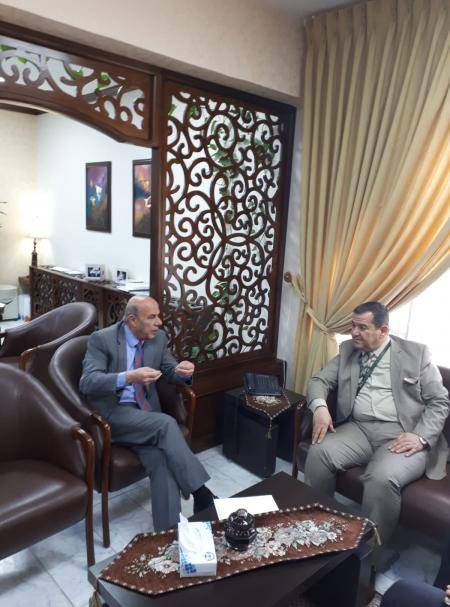 جامعة فيلادلفيا والضمان الاجتماعي فرع جرش يبحثان سبل التعاون