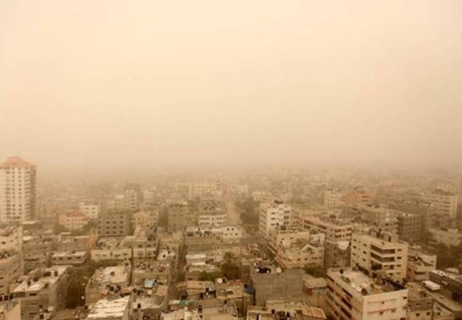 أحوال جوية خماسينية في الأردن الأربعاء