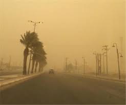 توقعات بازدياد كثافة الغُبار خلال الساعات القادمة