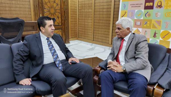 الحياري والعجلوني يبحثان إقامة كلية هندسة عمارة في الوسط التراثي