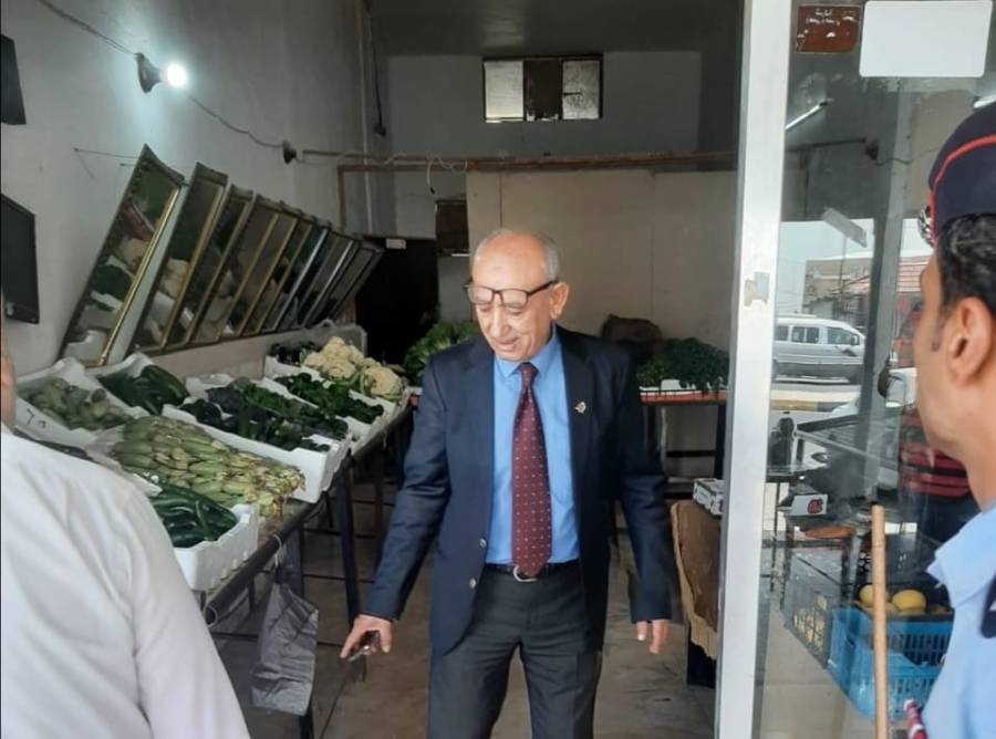 سلسلة من الجولات التفتيشية  على الاسواق في لواء بني كنانة