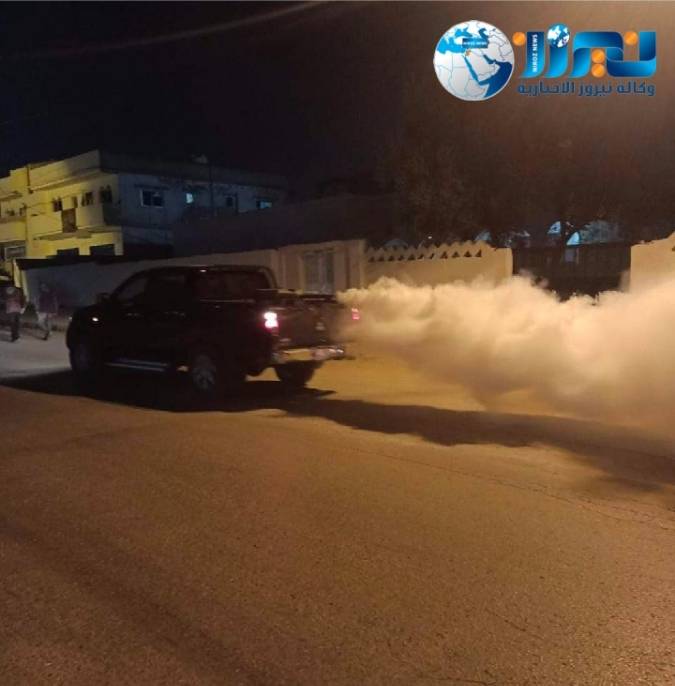 إطلاق حملة رش لمكافحة الحشرات والقوارض في لواء الموقر