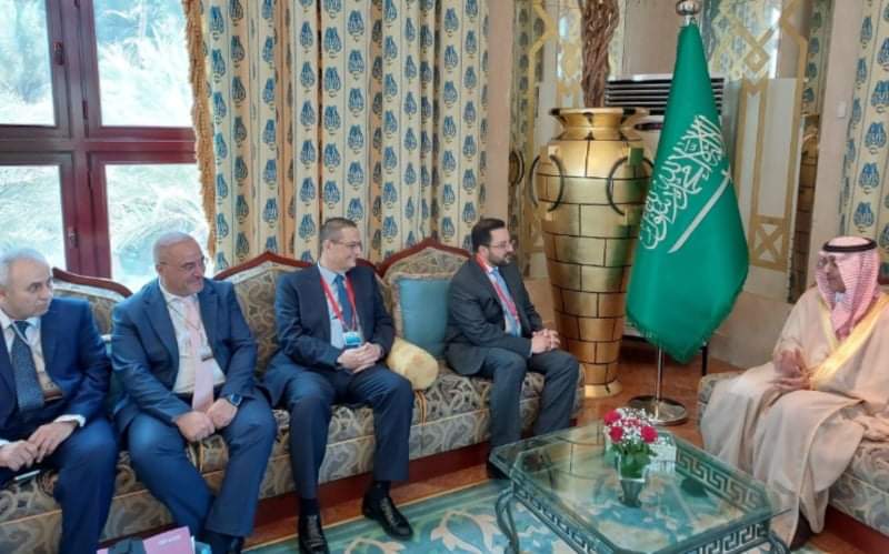 العسعس يلتقي نظيره السعودي على هامش اجتماعات الهيئات المالية العربية